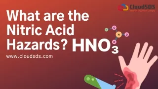 What are the Nitric Acid Hazards  CloudSDS