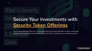 secure your investments with security token