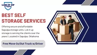 Best Self Storage Services Near Sapulpa, OK