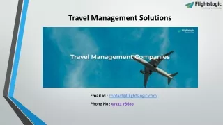 Travel Management Solutions