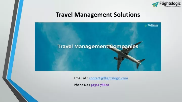 travel management solutions