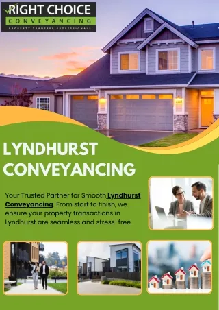 Streamlining Property Transfers: Lyndhurst Conveyancing Solutions