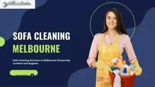 Improve Your Living Space with Sofa Cleaning Services in Melbourne.