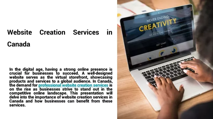 website creation services in canada