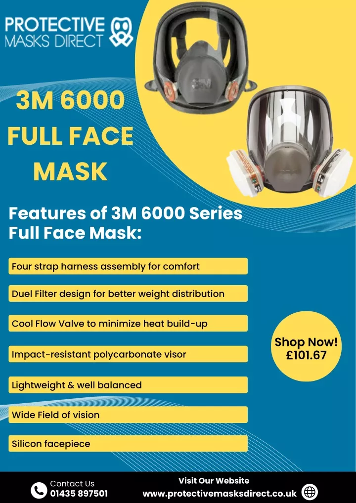 3m 6000 full face mask