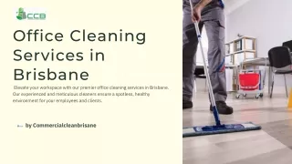 Sparkle Up: Office Cleaning Services in Brisbane