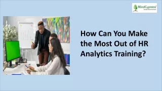 How Can You Make the Most Out of HR Analytics Training?