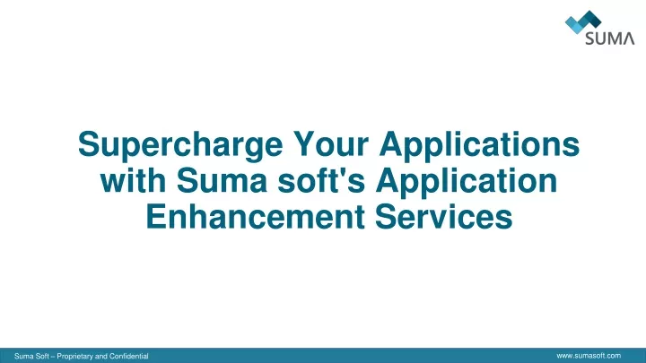 supercharge your applications with suma soft