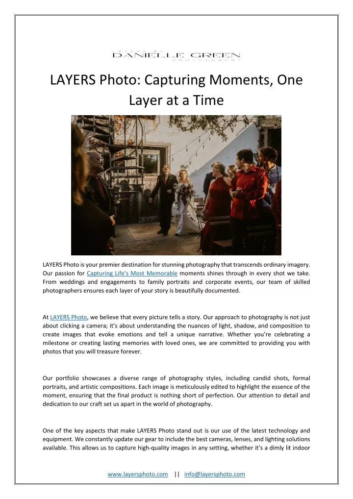 layers photo capturing moments one layer at a time