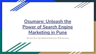 Pune's Top-Rated SEM: Drive Traffic & Conversions with Osumare