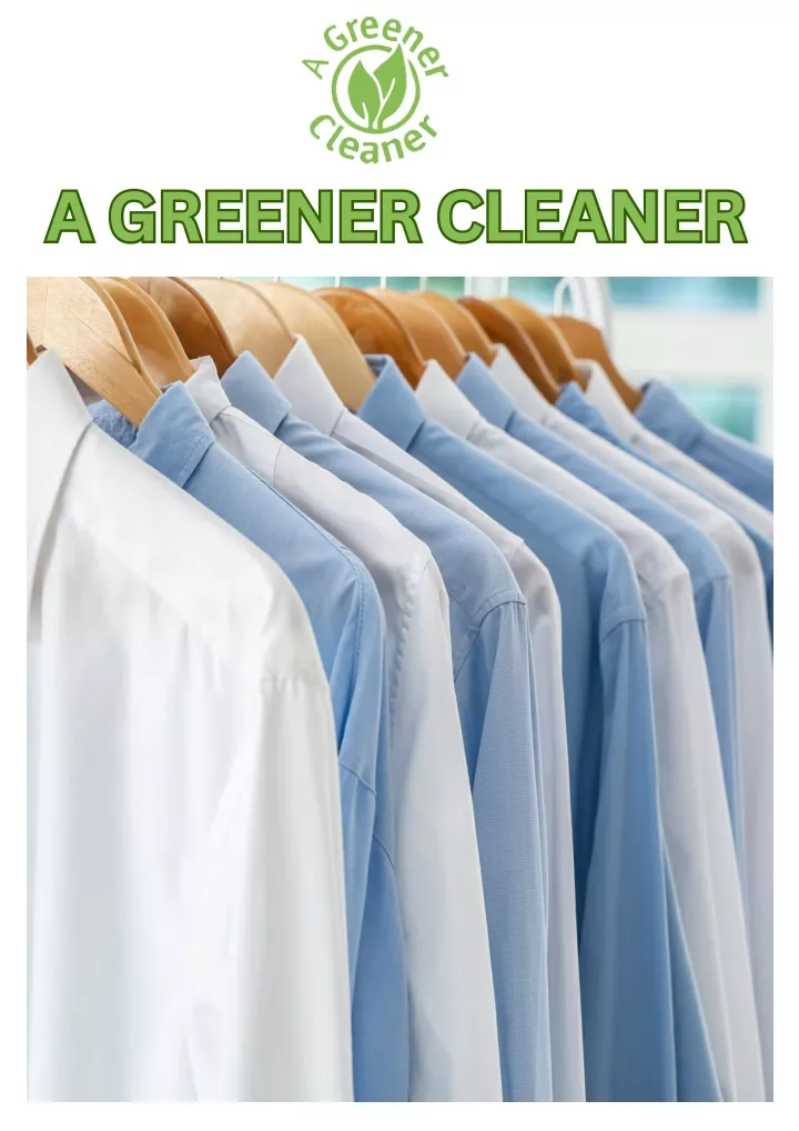 a greener cleaner a greener cleaner