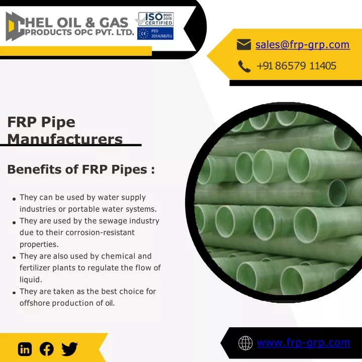 frp pipe manufacturers