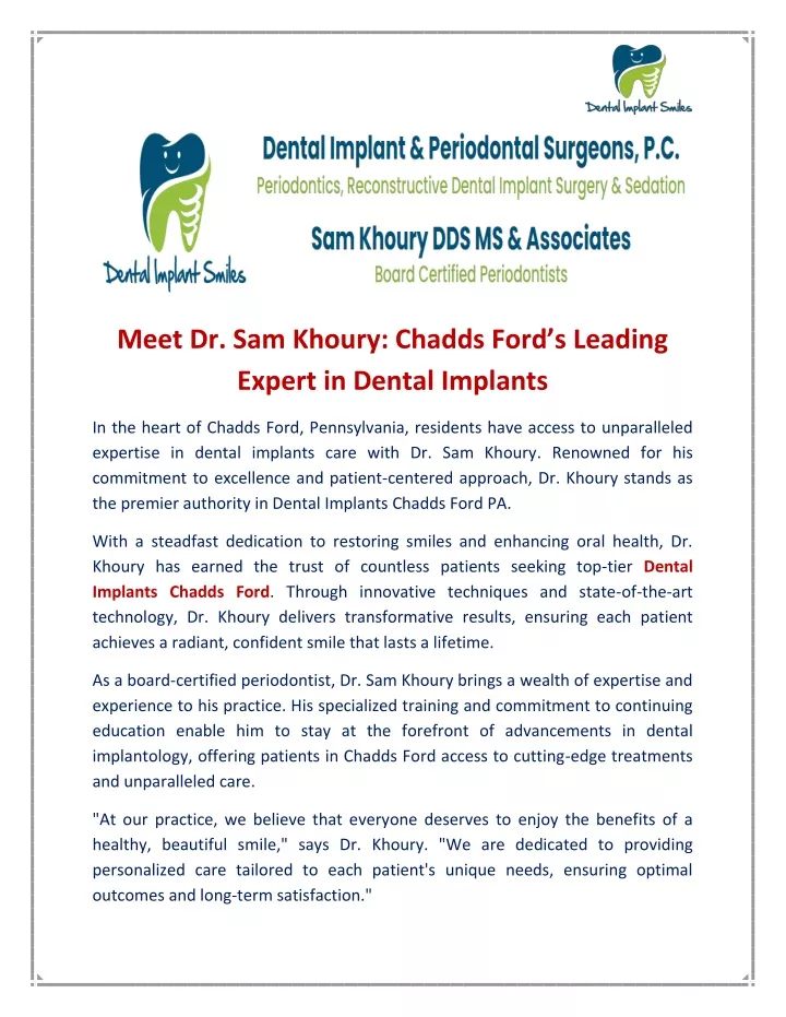 meet dr sam khoury chadds ford s leading expert