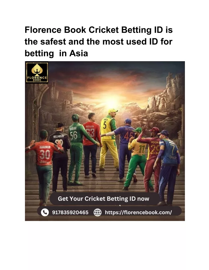 florence book cricket betting id is the safest