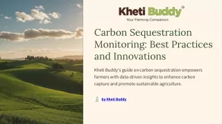 Carbon Sequestration Monitoring Best Practices and Innovations