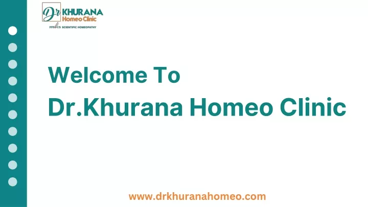 welcome to dr khurana homeo clinic