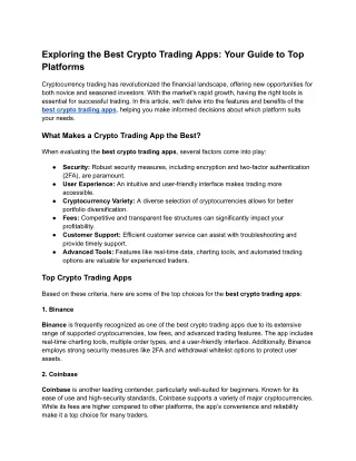 Exploring the Best Crypto Trading Apps_ Your Guide to Top Platforms (6)