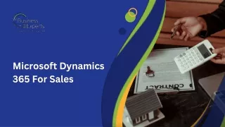 Microsoft Dynamics 365 For Sales