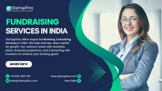 Expert fundraising services for startups in India StartupFino