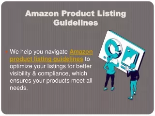 Amazon Product Listing Guidelines