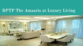 BPTP The Amaario at Luxury Living