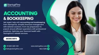 Expert Accounting & Bookkeeping Services Company StartupFino
