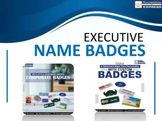 Executive Name Badges