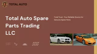 Total Auto Spare Parts Trading LLC - European Car Spare Parts