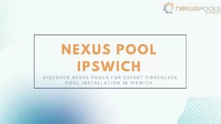 Nexus Pool - Pool Builder In Ipswich