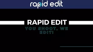 Rapid Edit - Graphic Design Service In UK