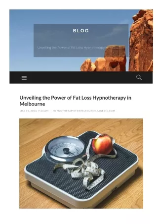 Unveiling the Power of Fat Loss Hypnotherapy in Melbourne