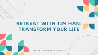 Transform Your Life at the World Class Achieve Retreat