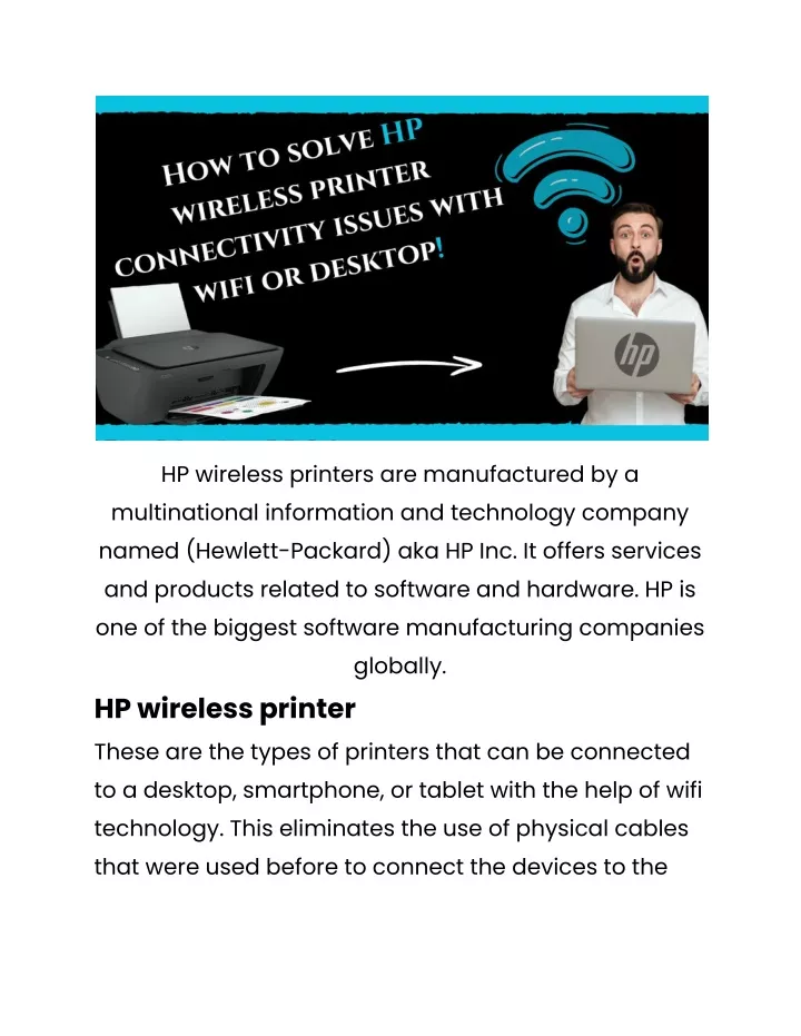 hp wireless printers are manufactured