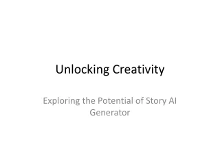 unlocking creativity