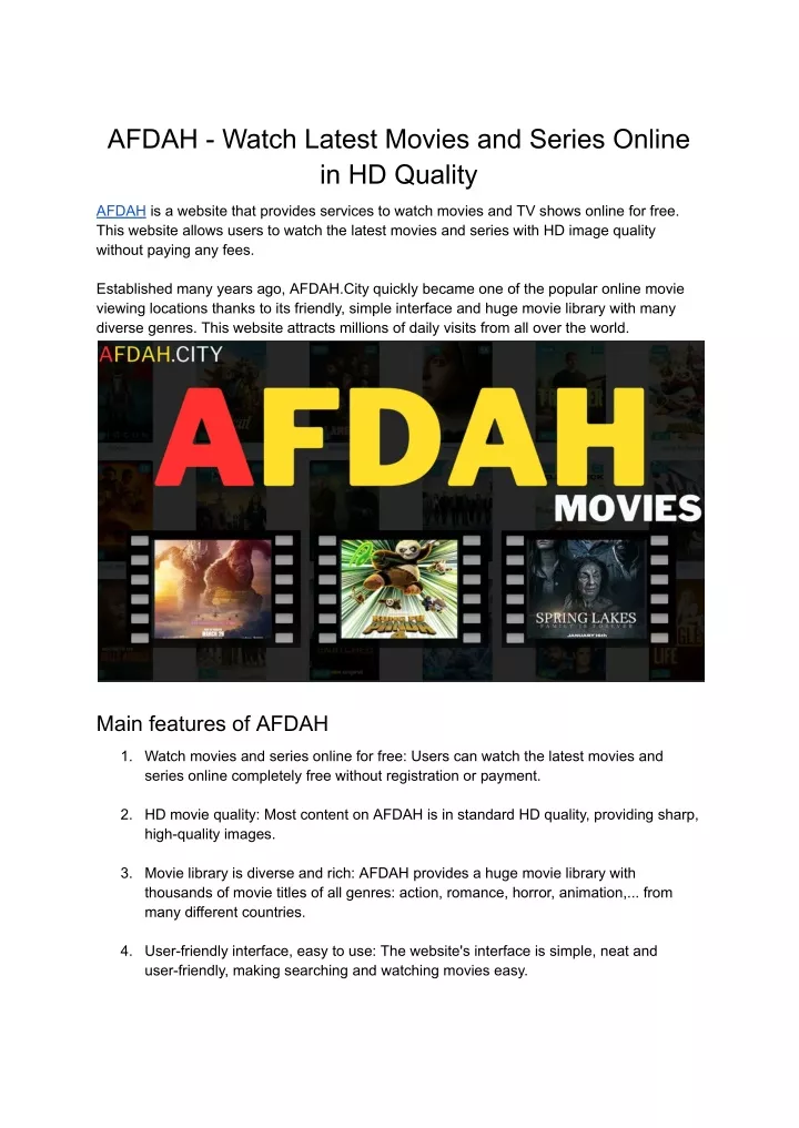 PPT - AFDAH - Watch Latest Movies and Series Online in HD Quality ...