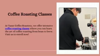 coffee roasting classes