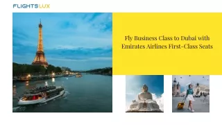 fly business class to dubai with emirates