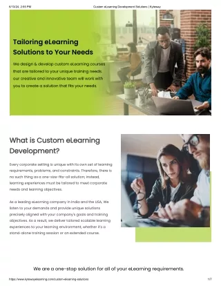 Enhance Learning with Custom eLearning Development