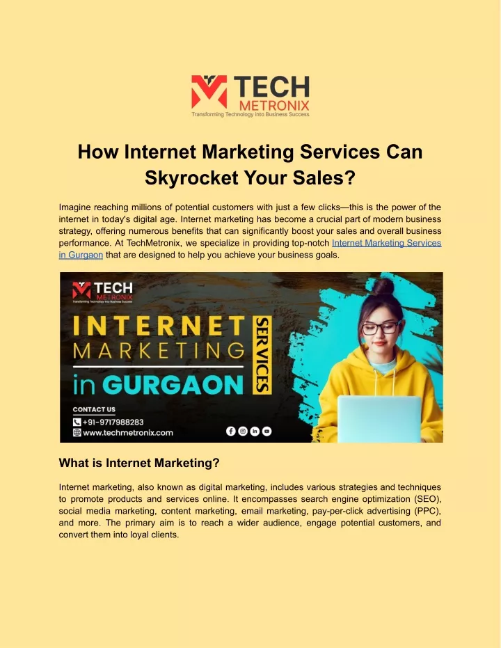 how internet marketing services can skyrocket