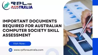Important Documents Required for Australian Computer Society Skill Assessment