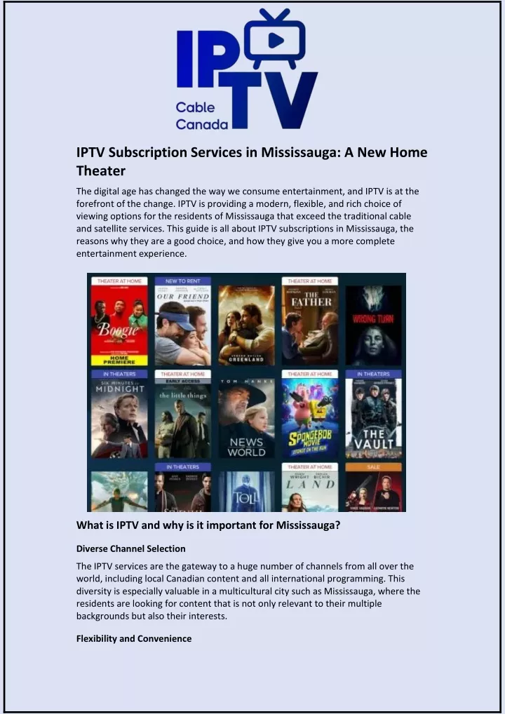 iptv subscription services in mississauga