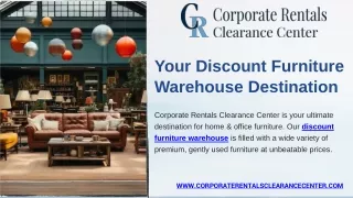 Discount Home Office Furniture | Corporate Rentals Clearance Center