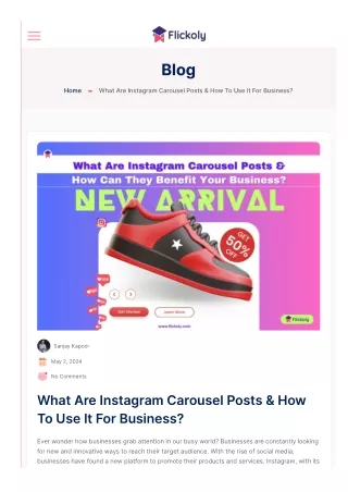 What Are Instagram Carousel Posts & How To Use It For Business