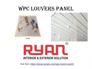 wpc louvers panel