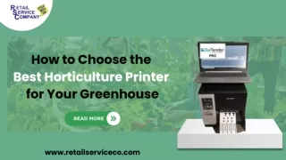 How to Choose the Best Horticulture Printer for Your Greenhouse