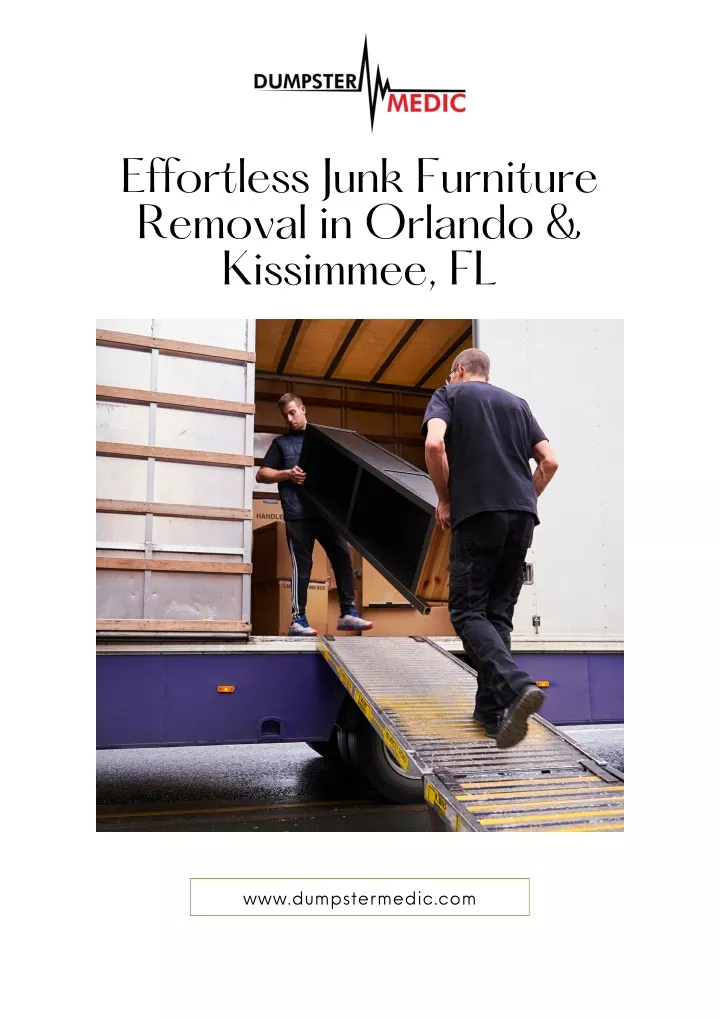 effortless junk furniture removal in orlando