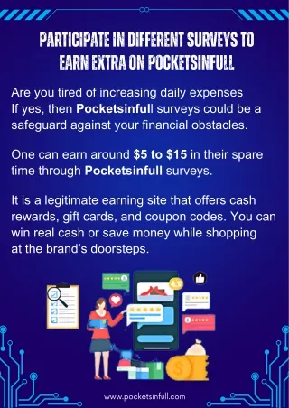 Participate in Different Surveys to Earn Extra on Pocketsinfull