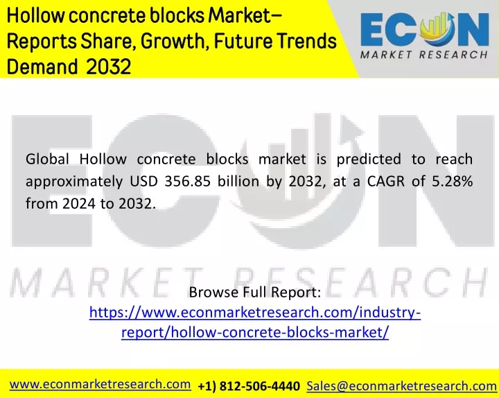 hollow concrete blocks market reports share