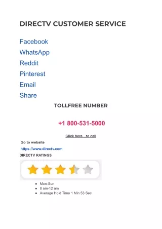 directv customer service