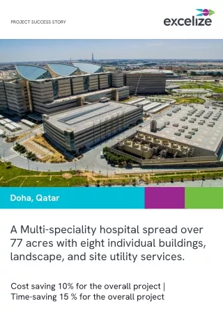Case Study Sidra Hospital, Landscape and site utilities